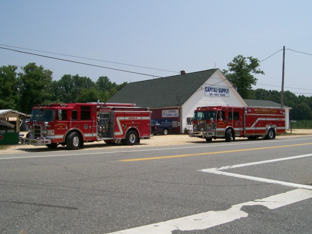 The Wagon And Rescue at a funeral detail in the first due 