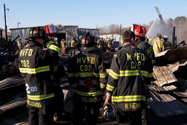 Crew that operated at the Charles County Fairgrounds