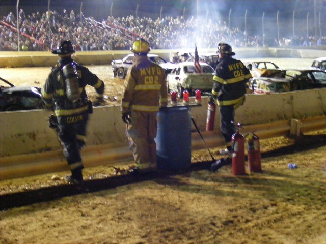 Colvin, Pattay and Wooddell watching the action