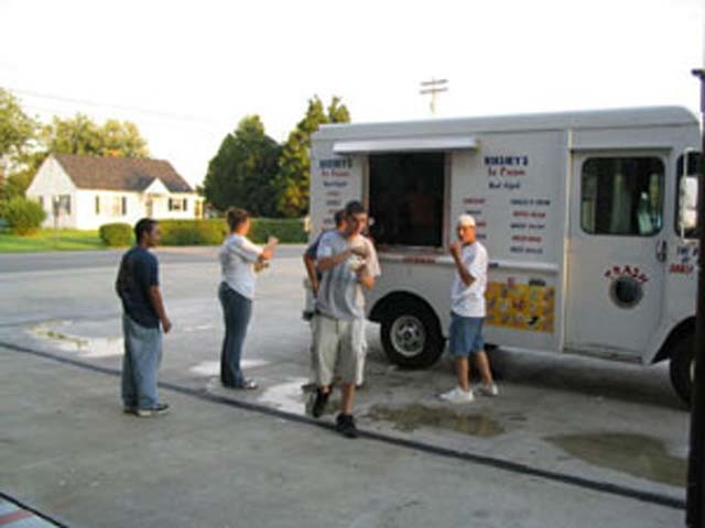 A weekly ritual during the summer, the ice cream man pays a visit to &quot;The Deuce.&quot; 