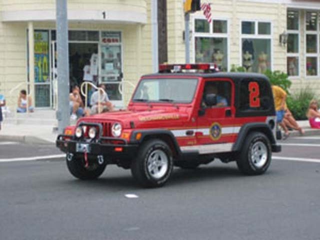 Jeep-2 in Ocean City for the MSFA Parade.