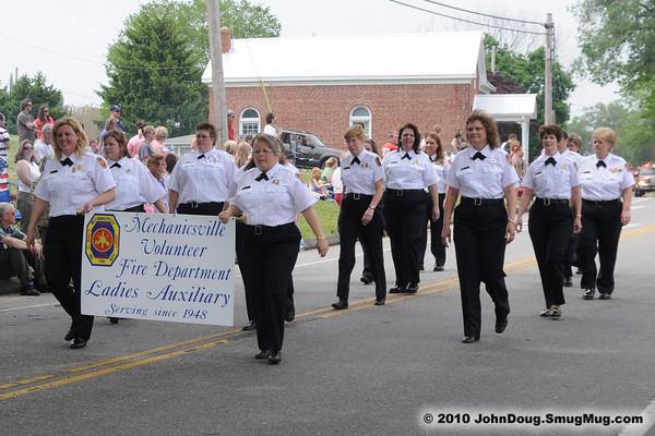 Ladies Auxilairy marching in the 63rd Annual SMVFA Parade 