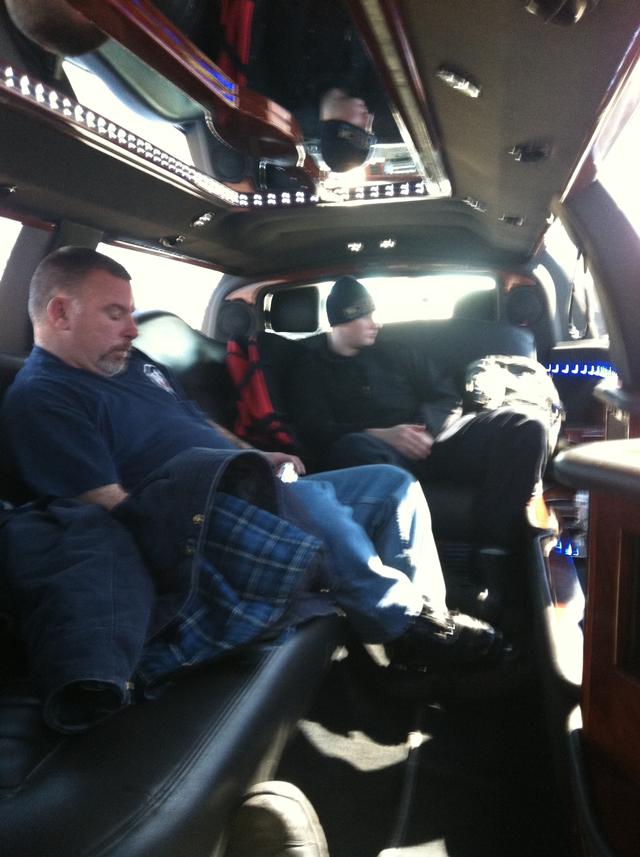 Riding back in luxury from Pierce Manufacturing, thanks Randy!! 