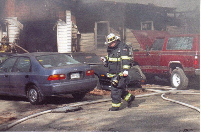 Assistant Chief Raley on a recent fire in Oakville 