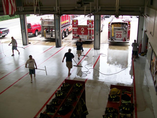 Given the Apparatus Floor a bath