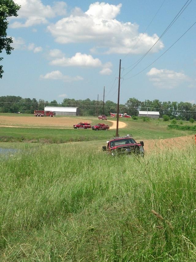 Mutual Aid Woods/Brush Fire in Clements