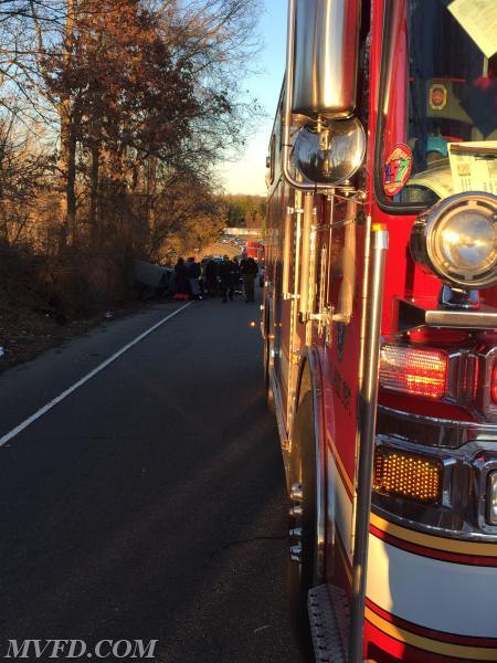 RES2CUE operating on the scene of a motor vehicle accident involving an Amish buggy on Mechanicsville Road 