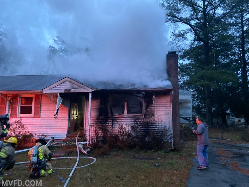 Golden Beach House Fire Mechanicsville VFD